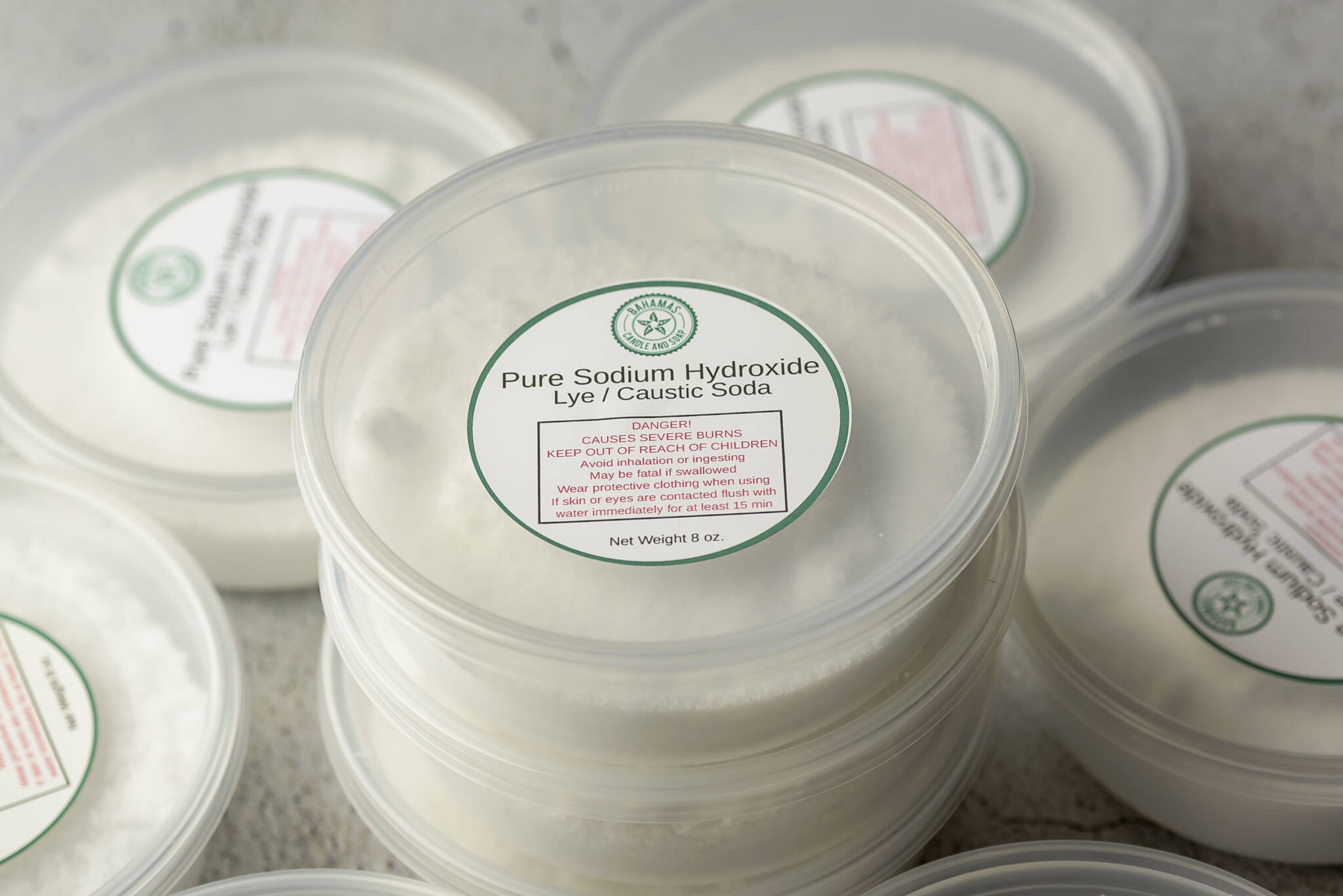 Soap making supplies lye